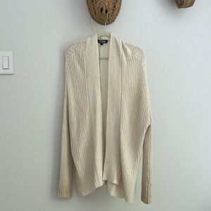 Long knit cardigan 100%cotton